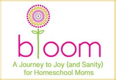 Is your homeschool experience marked with true joy? Tackle the lies and joy-stealers that so many of us struggle with and discover how to have true soul-replenishment with the online course "bloom: A Journey to Joy (and Sanity) for Homeschool Moms." 7 classes and 78 pages of in-depth exercises, resources and life-changing activities!