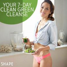 1-Week Food and Drink Cleanse - Healthy Meal Plan: Green Smoothie and Clean Eating Diet - Shape Magazine