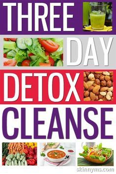 3 Day Cleanse Detox to "restart" your body and stay on track with healthy eating #cleanse #detox