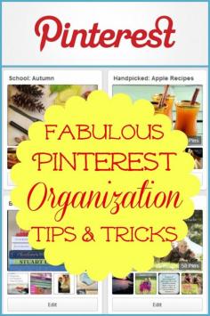 Get your Pinterest homeschool boards organized and make them easy-to-use with these fabulous tips and tricks!