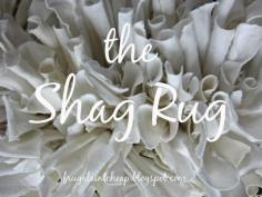 Frugal Ain't Cheap: Shag Rug (with recycled material)