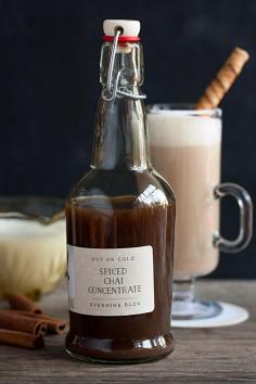 Homemade Spiced Chai Concentrate | The Evermine Blog | www.evermine.com