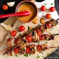 Grilled Sriracha Honey Mustard Beef Kebabs » a farmgirl's dabbles