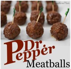Dr Pepper Meatballs - These are Amazing!