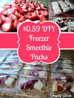 $0.59 DIY Freezer Smoothie Packs on MyRecipeMagic.com