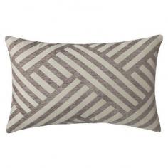 Threshold™ Oblong Basketweave Toss Pillow - Gray (14x21")