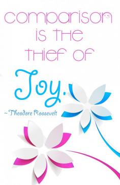 Comparison is the Thief of Joy… Be YOU ti FULL of HIM! Listen in to this free download of prayerful encouragement.
