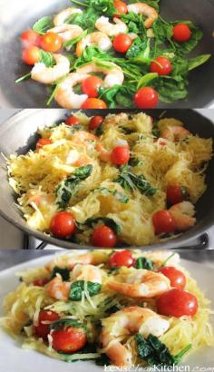 Spaghetti Squash Primavera | Lexiscleankitchen...