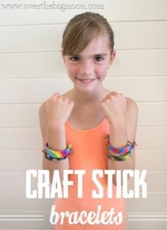 Craft Stick Bracelets