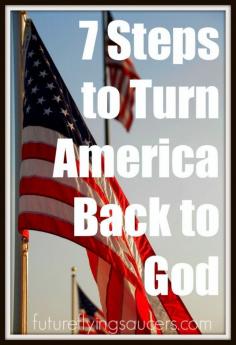 HEARTS must change. HEARTS must become reflective of God's morality. This is shown clearly in 2 Chronicles 29-31. And turning America back to God begins with YOU and me.