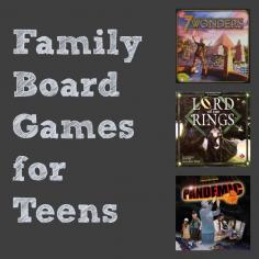 Family Board Games for Teens | RealLifeAtHome.com