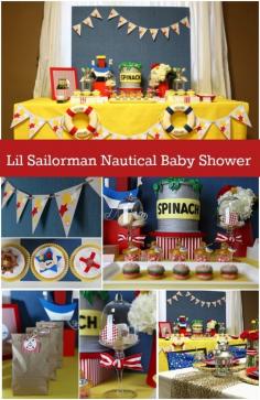 Nautical Themed Boy Baby Shower Ideas