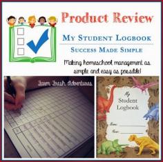 My Student Logbook: Daily Homeschool Management made simple and easy! #homeschool #planning