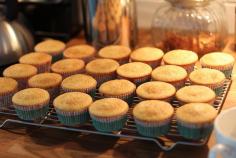For the party....Raspberry Filled Vanilla Bean Cupcakes - Old Town Home