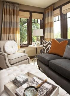 gray and tan living room | Living Room Ideas