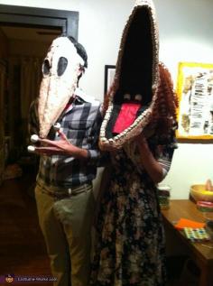 Barbara and Adam Maitland from Beetlejuice - DIY Couples Halloween Costume