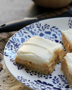 Pumpkin spice cheesecake bars filled with the flavors and spices of fall…you won’t be able to have just one!