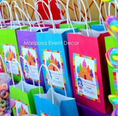 Favors at a Candyland Party #candyland #partyfavors