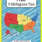 This FREEBIE can be used to test your students on the location of each of the 5 US Regions.