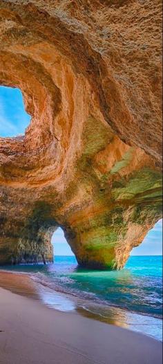 Secluded cave near Lagoa, Algarve, Portugal • photo: Bruno Carlos on 500px