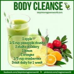 Body cleanse juice recipe #JUICE #JUICING #HAWA #HEALTH