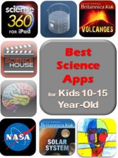 Best science apps for kids 10-15 year old (upper elementary and middle school) from iGameMom #Science #kidsapps