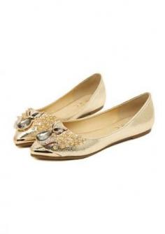 Women's fox flats