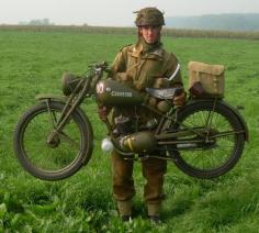 1944 Royal Enfield "Flying Flea"  (designed to be dropped by parachute with airborne troops for WWII)