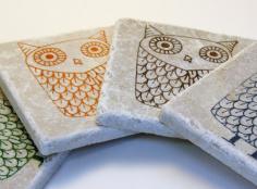 Owl coasters