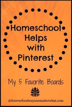 Homeschool Helps with Pinterest