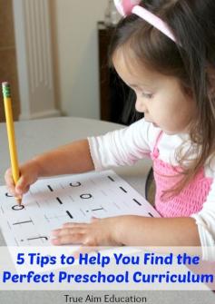 Quick tips on how to find the best preschool curriculum.