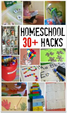 30+ Homeschool Hacks to Save You Time, Money, and Energy | This Reading Mama