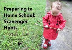 Preparing to Home School: Scavenger Hunts - Enchanted Homeschooling Mom #homeschool