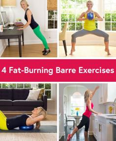 4 Fat-Burning Barre Exercises #fitness #barre