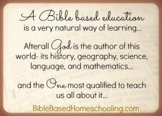 Bible Based Education