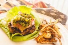 Green Chile Turkey Burgers, 198 calories and 5 PointsPlus - low carb, Paleo, and clean eating friendly