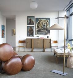 love the bear art - Alexandra Angle Interior Design