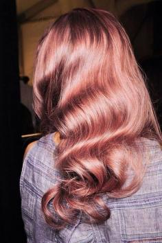 rose gold waves