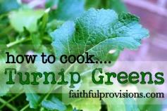 How to Cook Turnip Greens