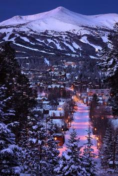 Breckenridge, Colorado in the winter