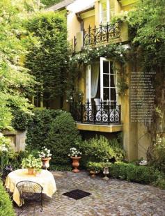 Patio from Country French Magazine