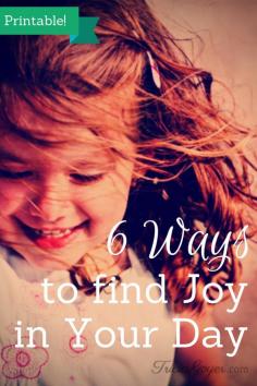 6 Ways Homeschooling Moms Can Find Joy in Their Day {Printable!} - TriciaGoyer.com