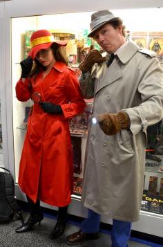 Carmen Sandiego & Inspector Gadget, ha ha that's pretty clever