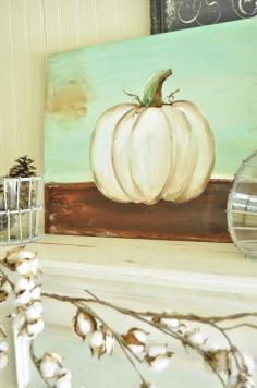 How to paint a pumpkin canvas, art skills not required!!!By jennifer rizzo