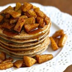 Apple Oat Greek Yogurt Pancakes Recipe