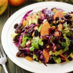 Cabbage Salad w Apples and Pecans