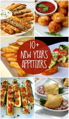 10+ New Years Appetizers - Delicious appetizers perfect for New Years or any occasion!! { lilluna.com } #newyears