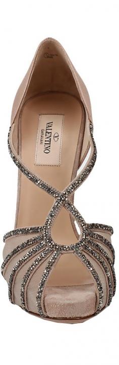 Best Bride's Shoes 2014 Brought to you by... www.myfauxdiamond... Valentino  ● Platform Sandal With Diamonds