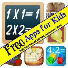 Free Apps for Kids: Coloring Book, Teddy Piano Tutor HD, Kids Math, Learn Greek, + More!