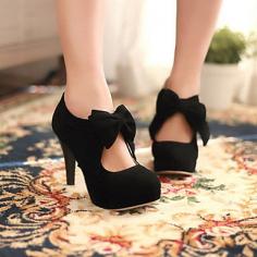 Suede Women's Stiletto Heel Platform Pumps/Heels Shoes (More Colors) - USD $ 26.03